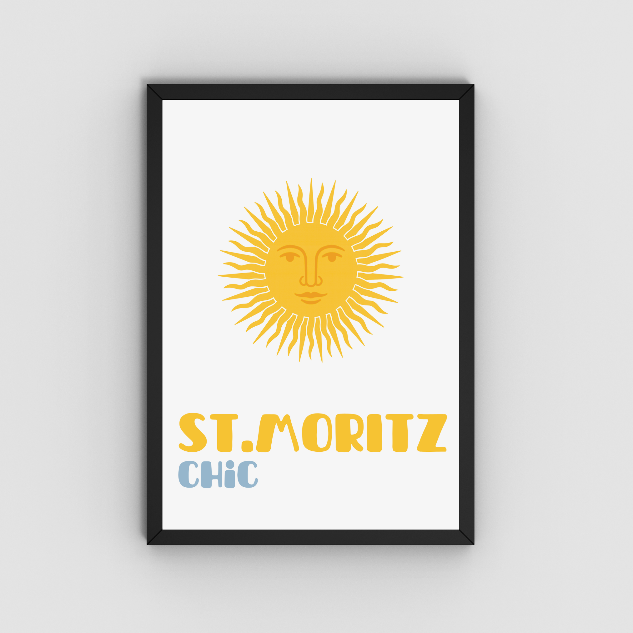 AFFICHE - St-Moritz