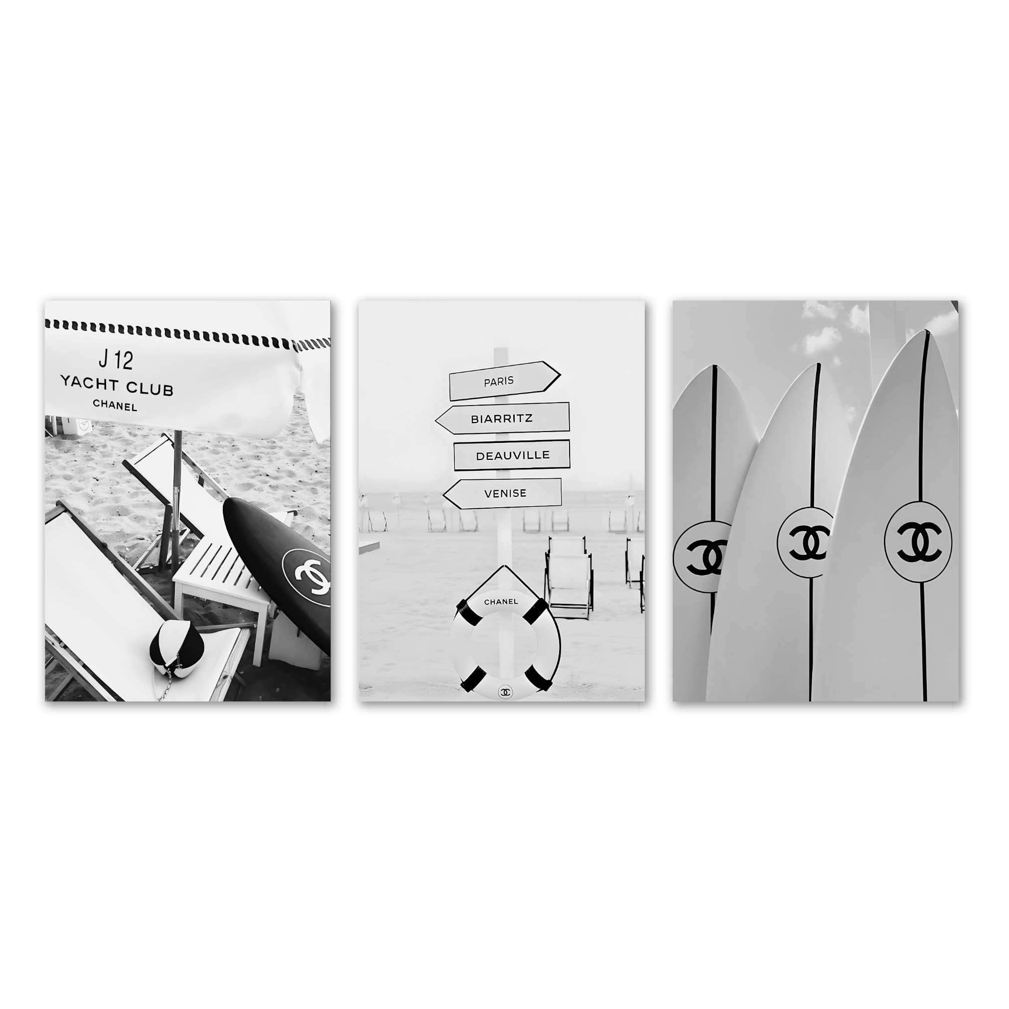 J12 - Lot de 3 affiches