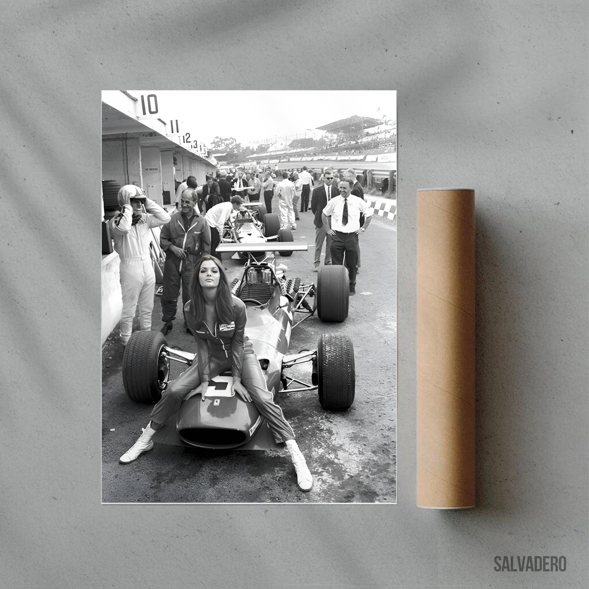 Pitlane Glam - Affiche