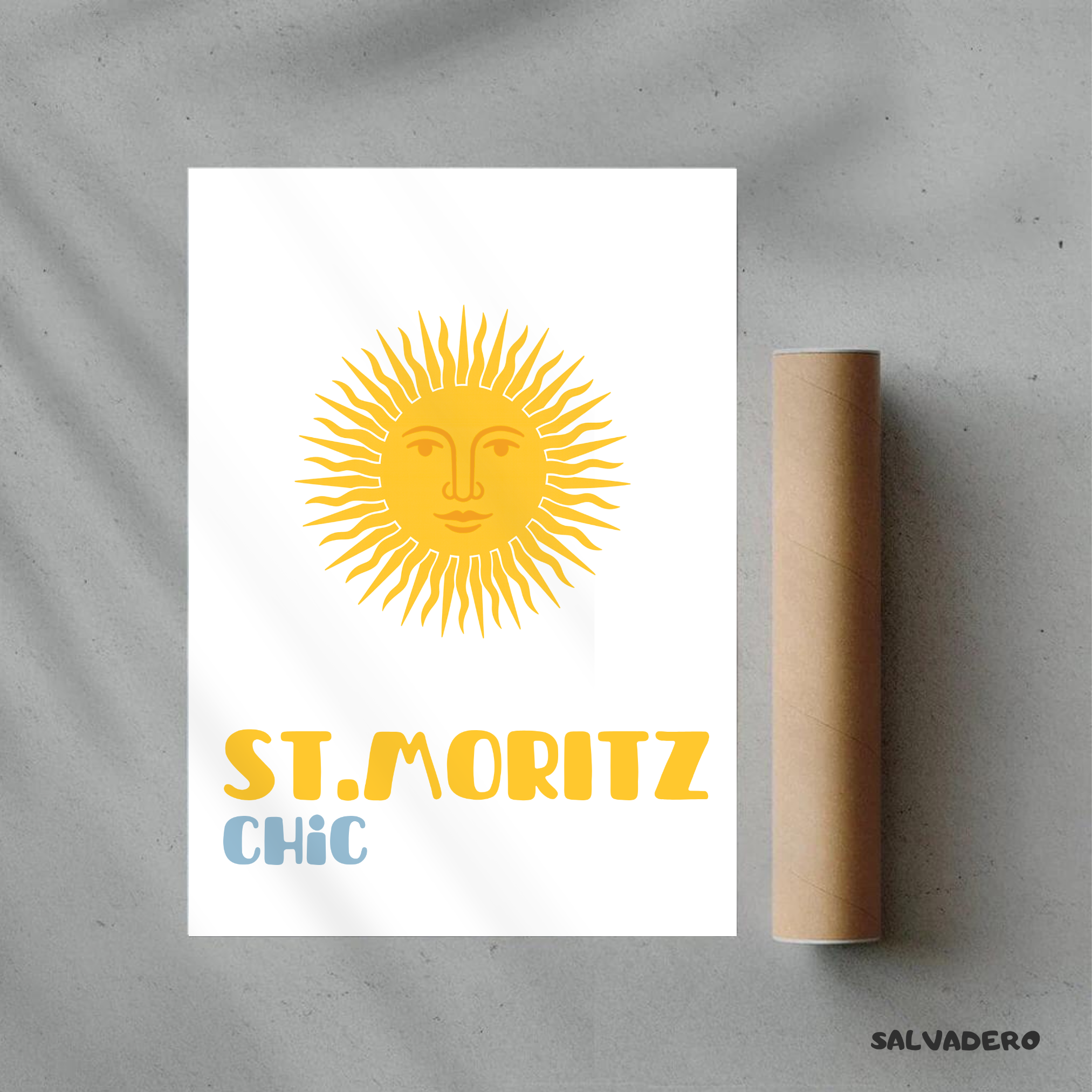 AFFICHE - St-Moritz