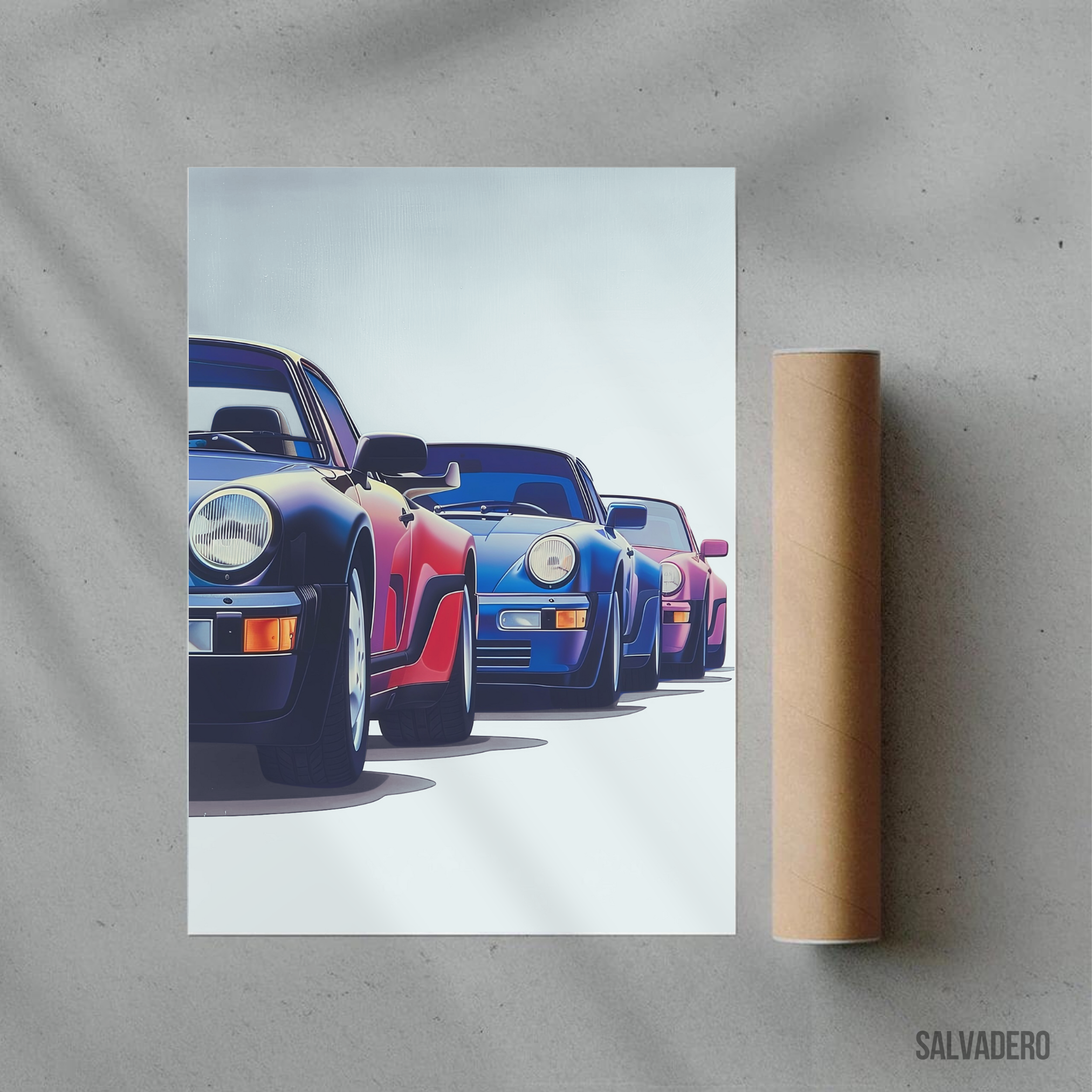 Porsche Only - 3 Affiches