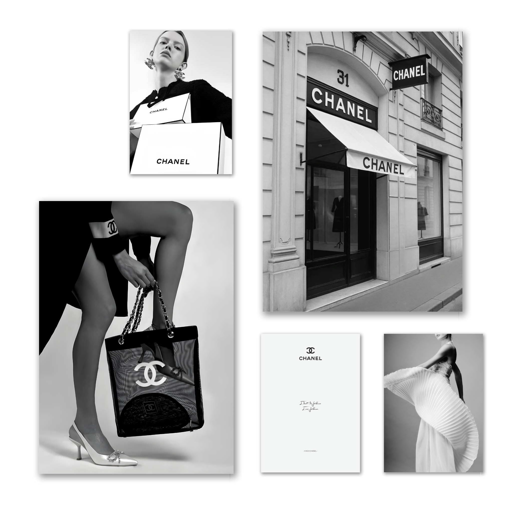Chanel - Lot de 5 affiches