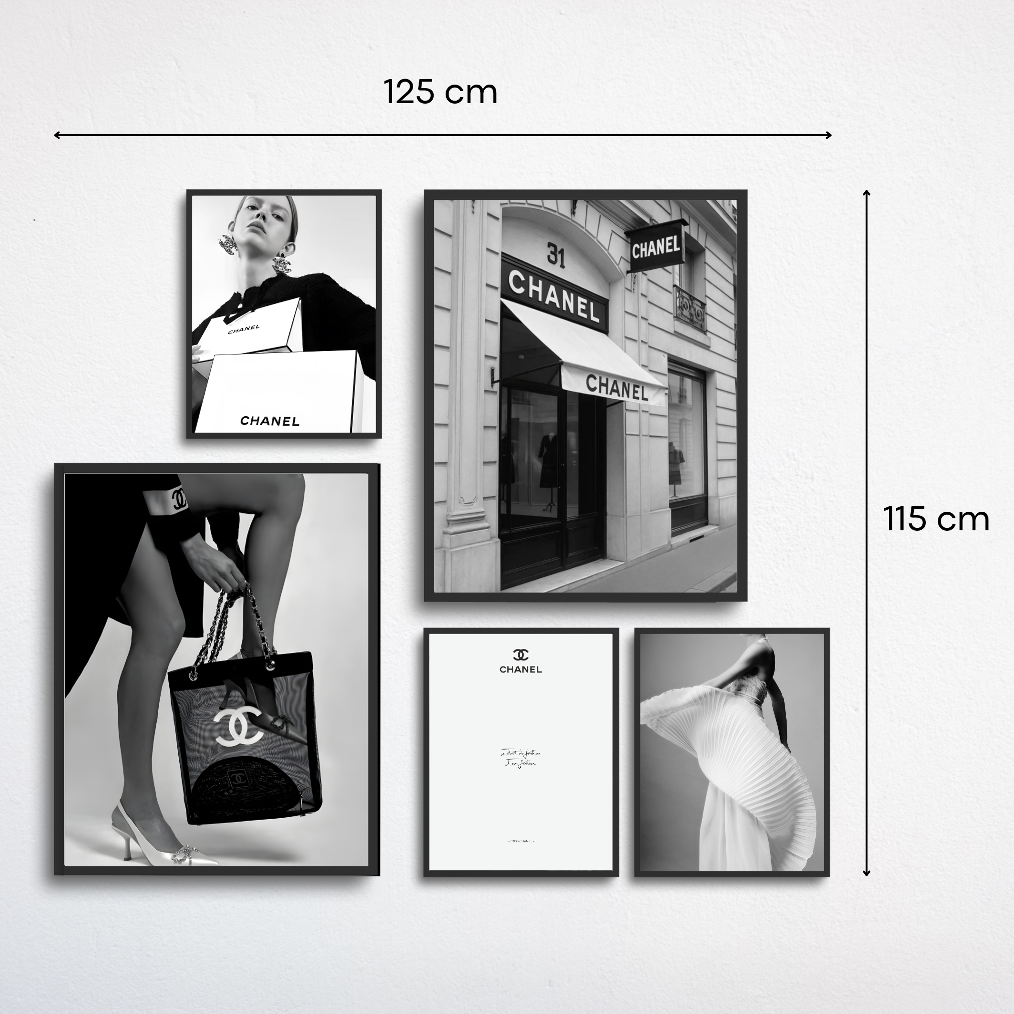 Chanel - Lot de 5 affiches