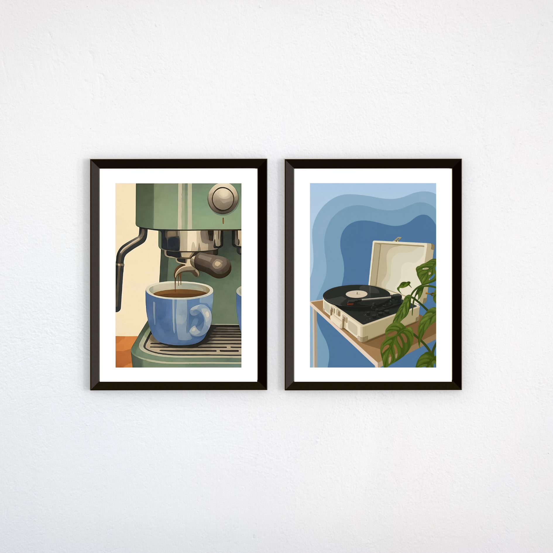 Blue Coffee - 2 Affiches