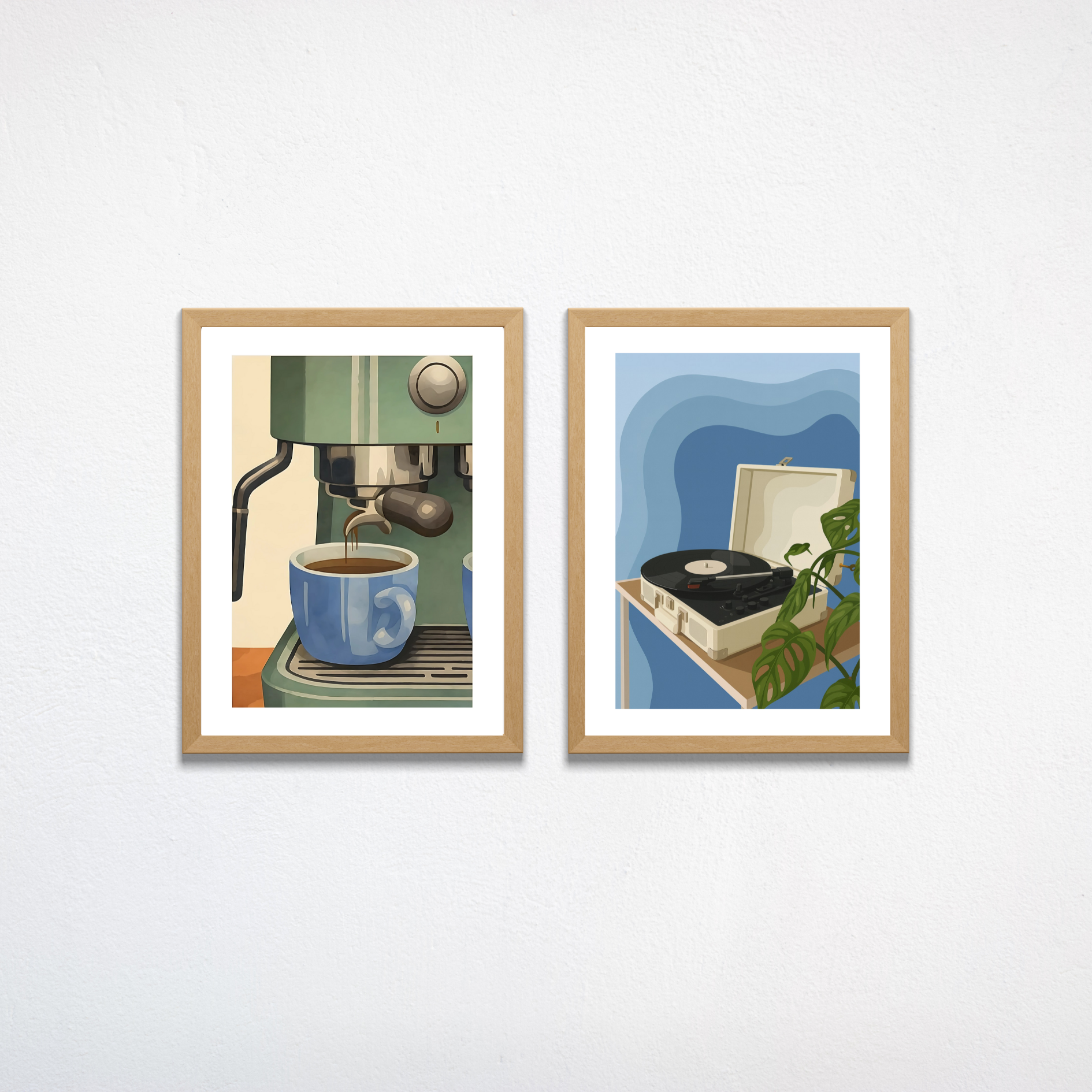 Blue Coffee - 2 Affiches