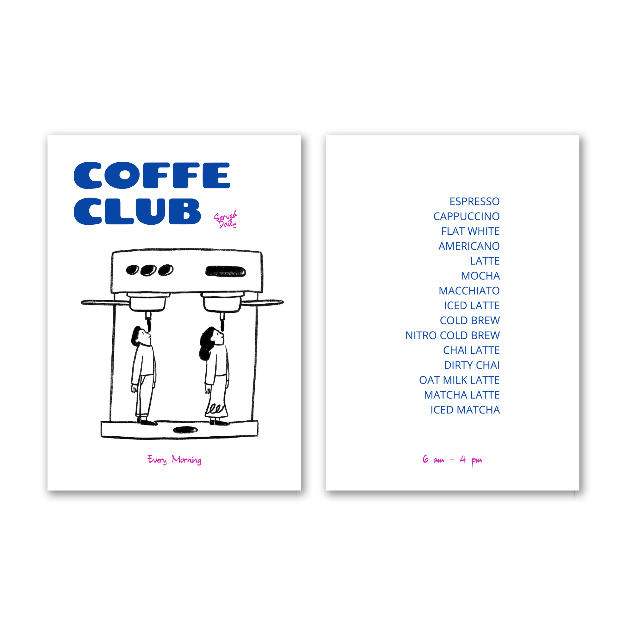 Marzocco Coffe Club - 2 Affiches
