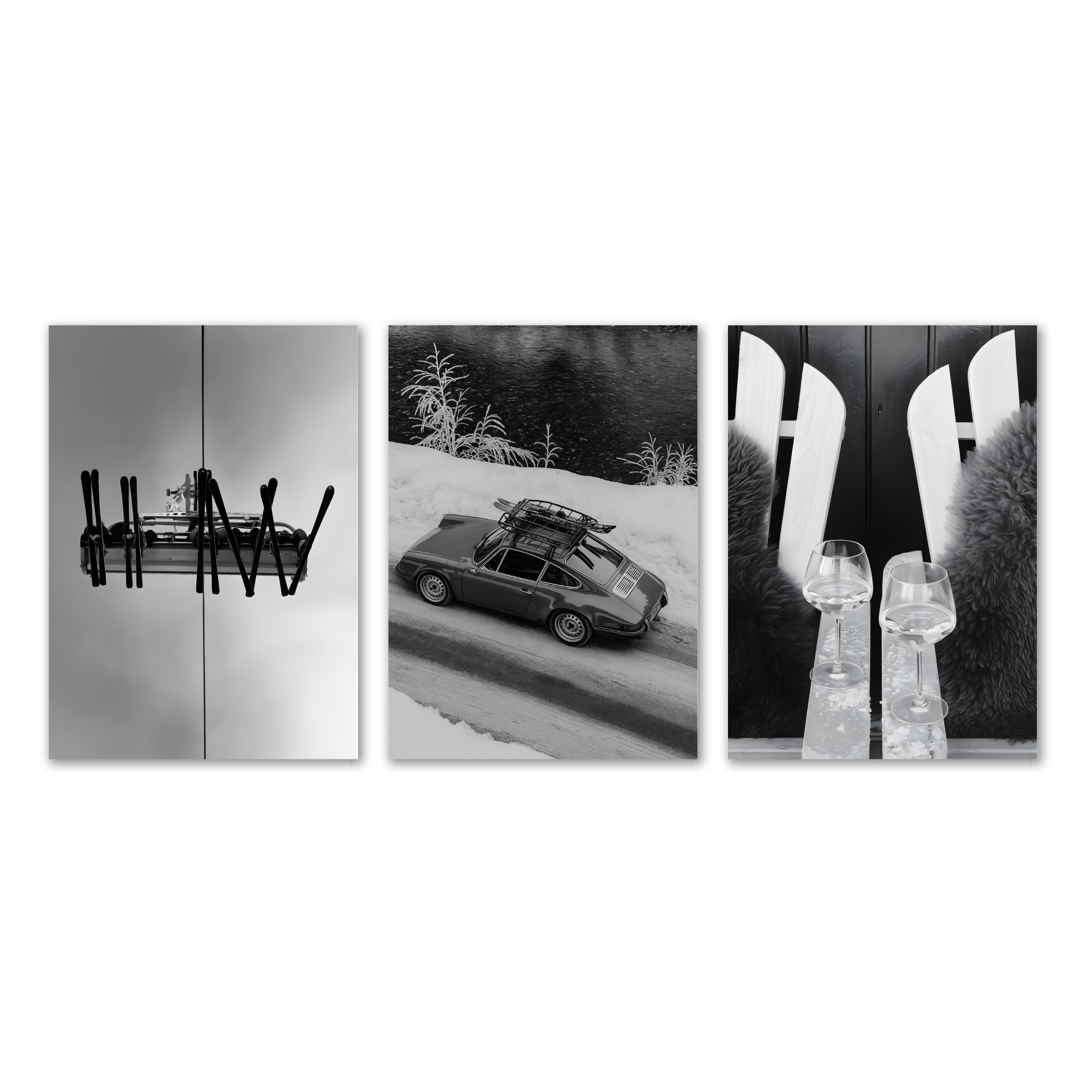 Porsche - 3 Affiches