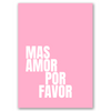 Mas Amor Por Favor - Affiche 1