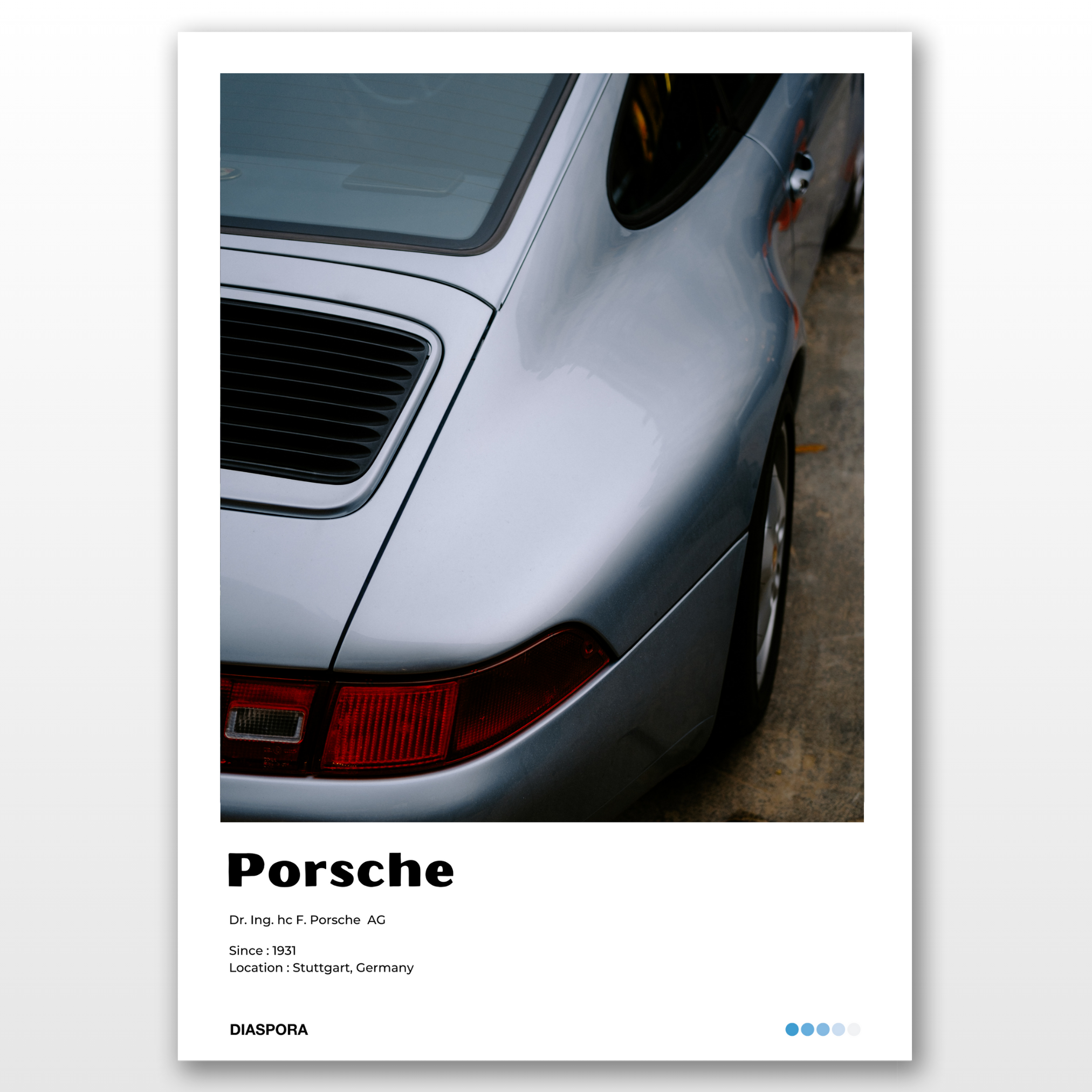 AFFICHE - Porsche