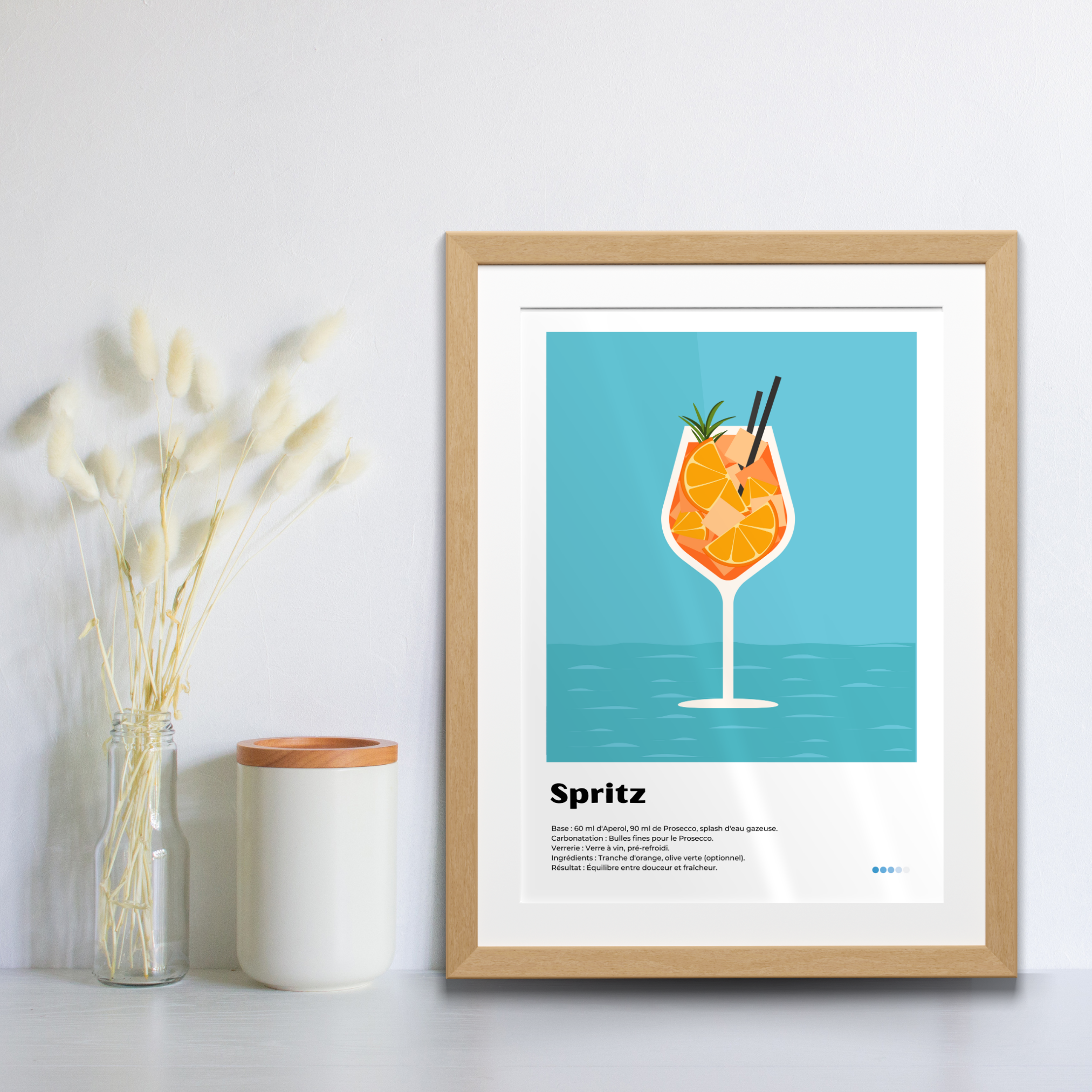 Pack de 3 affiches - Cocktail