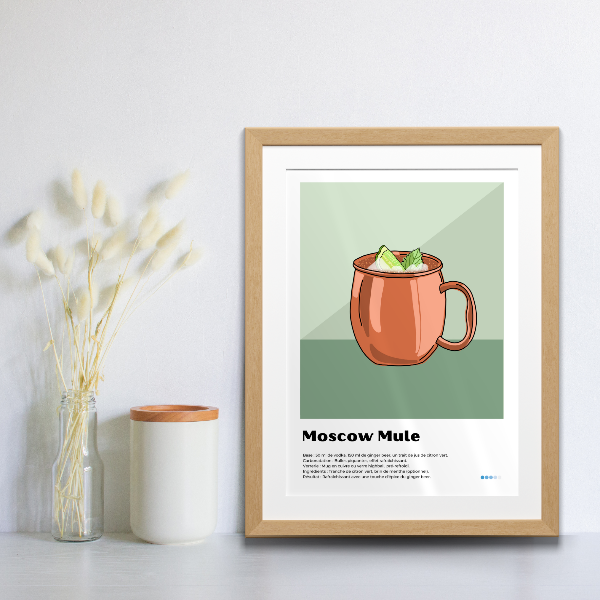 Pack de 3 affiches - Cocktail