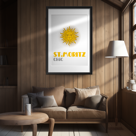 AFFICHE - St-Moritz