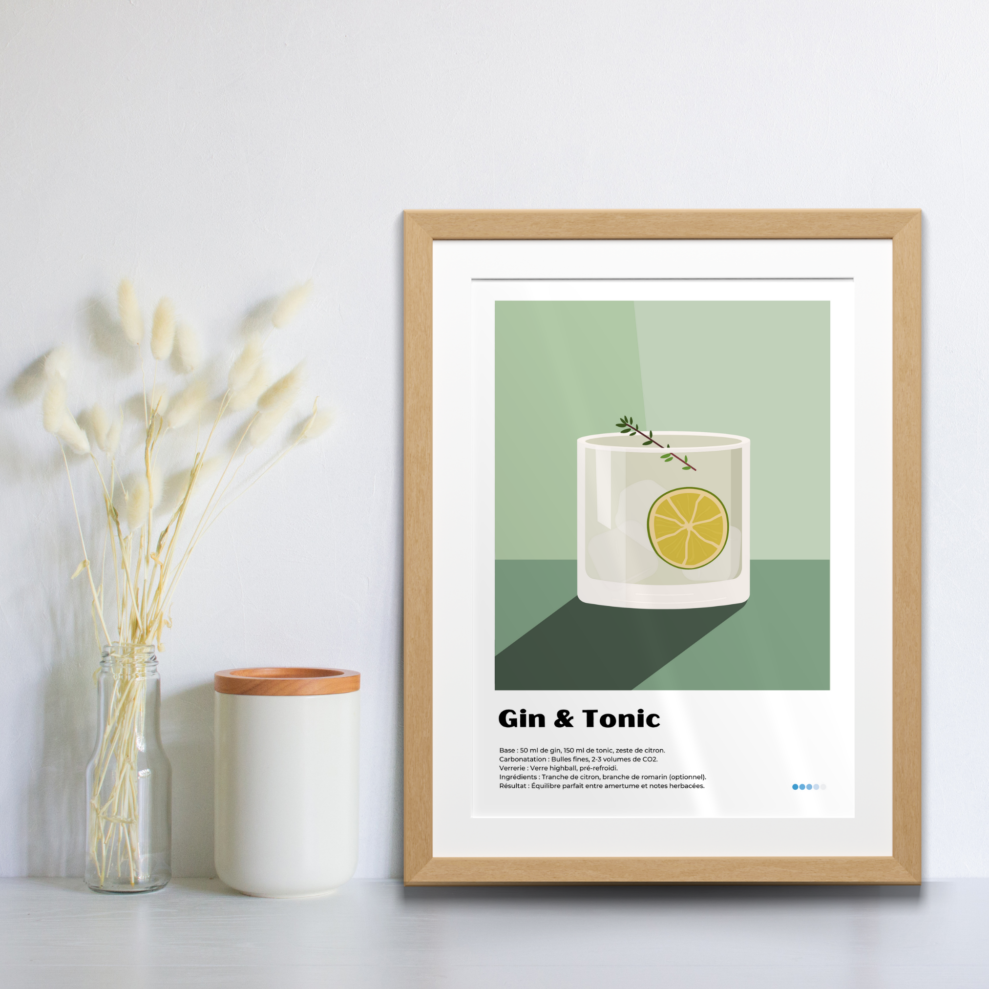 Pack de 3 affiches - Cocktail