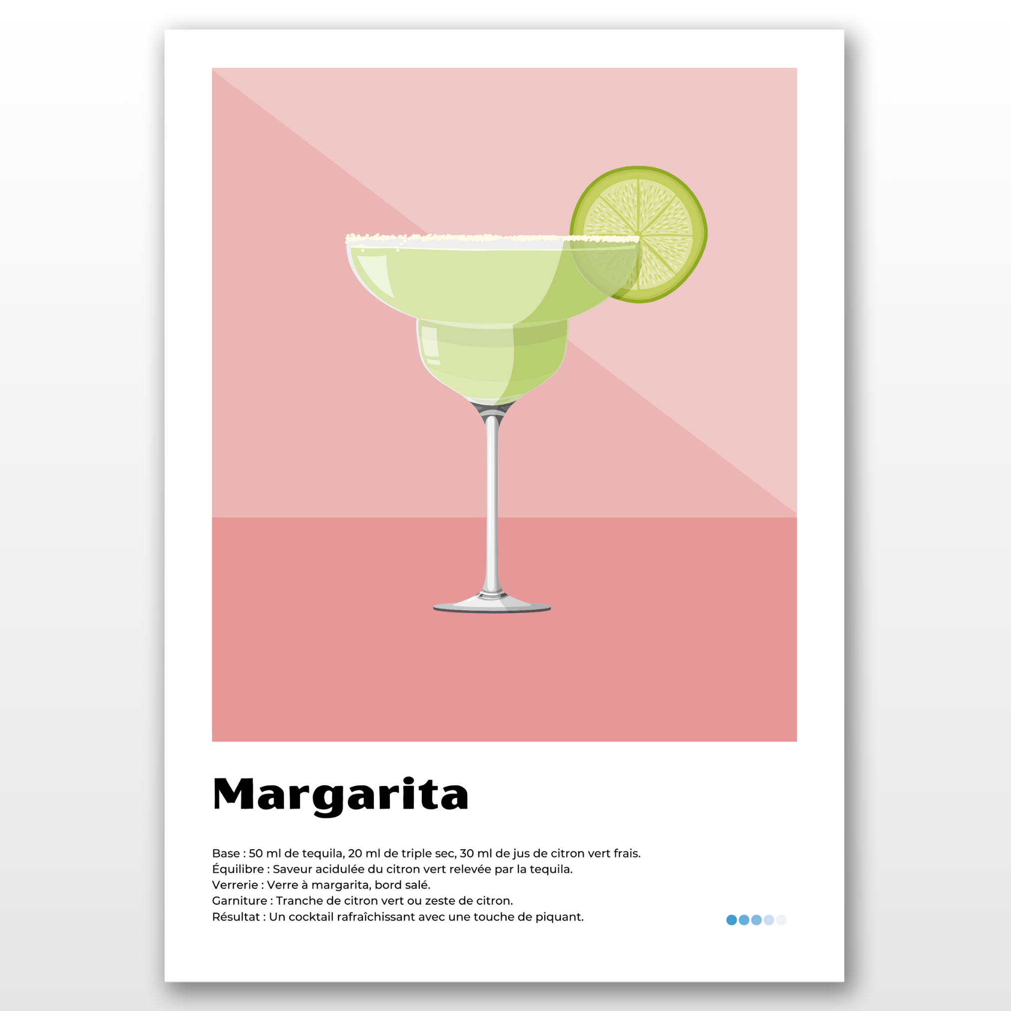 Pack de 3 affiches - Cocktail