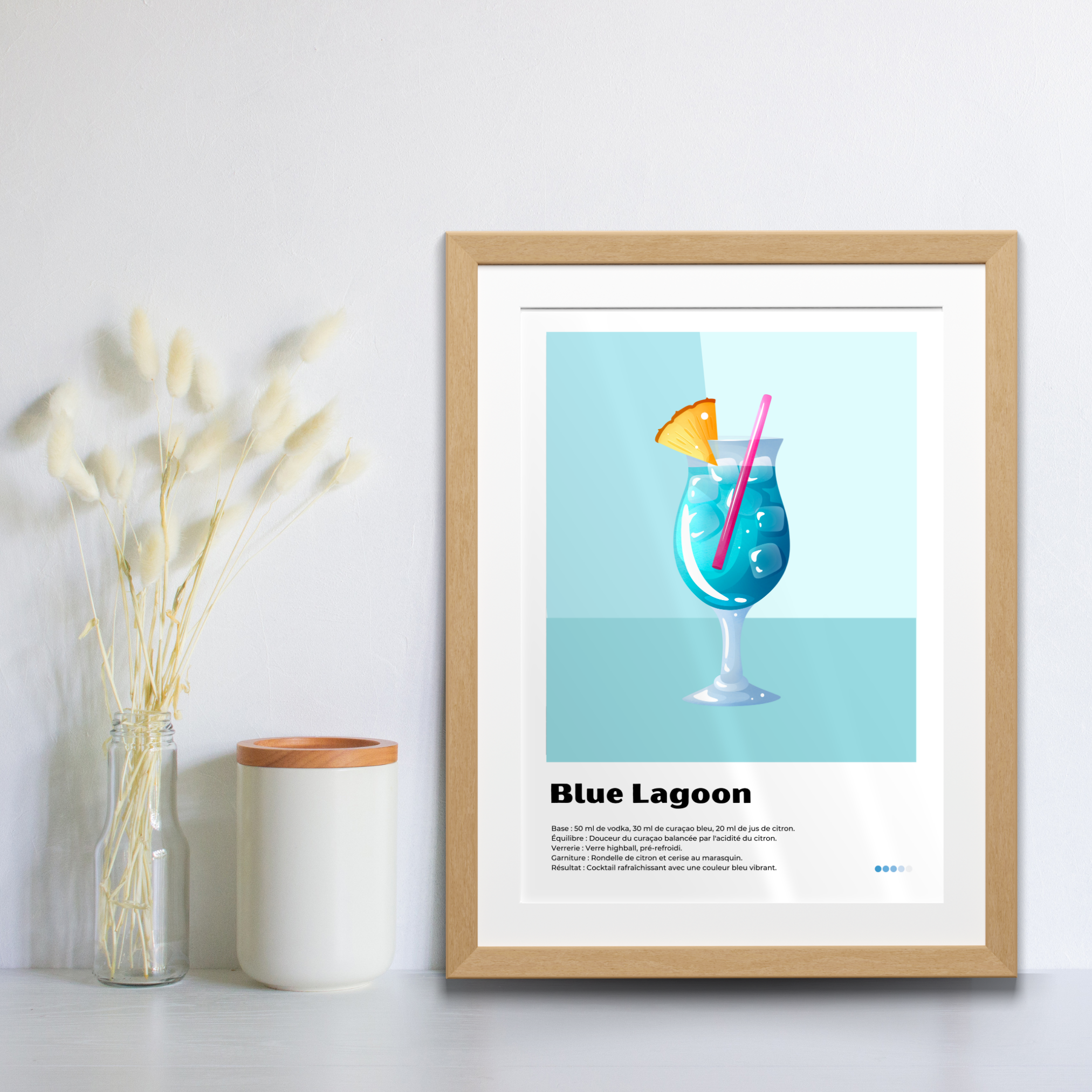 Pack de 3 affiches - Cocktail