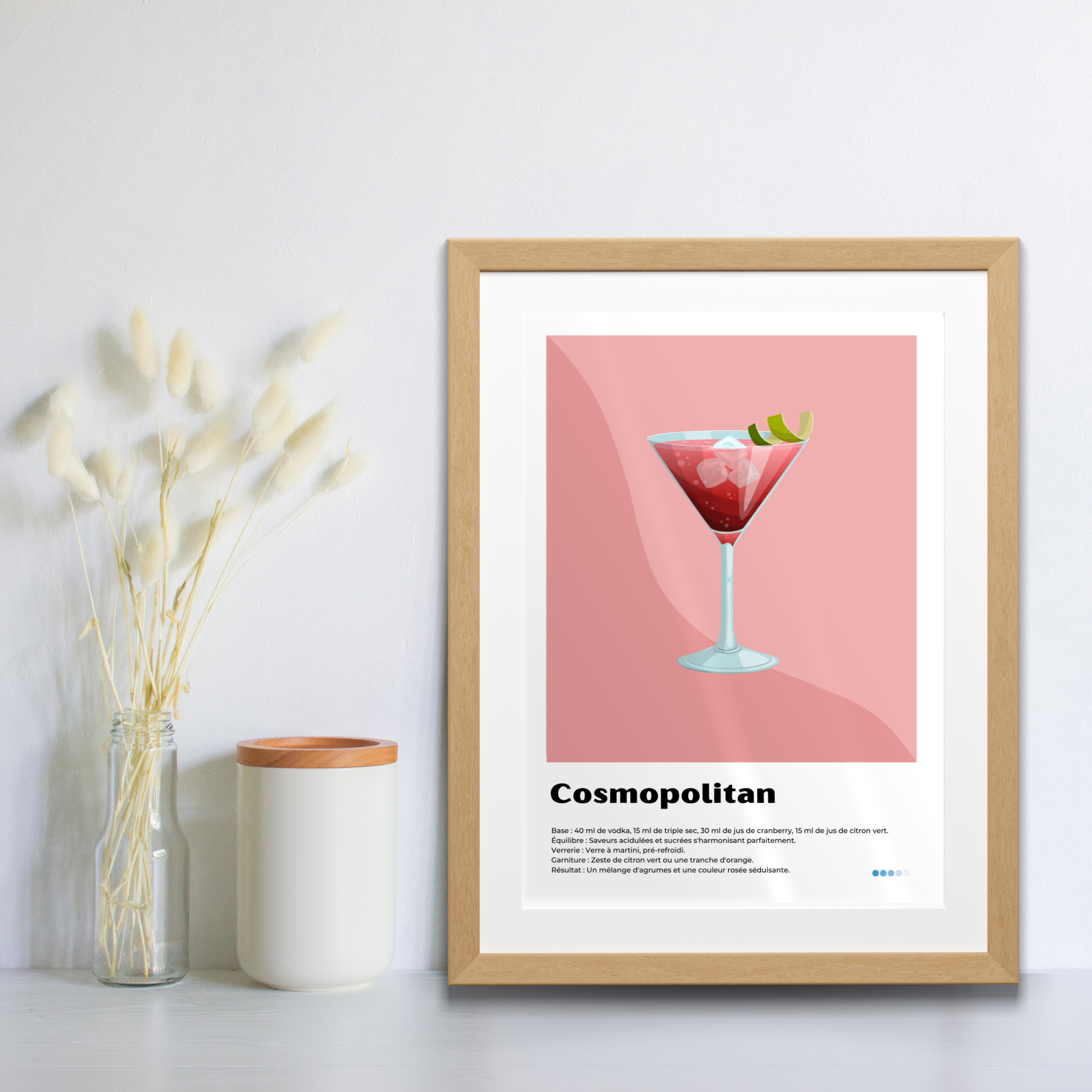Pack de 3 affiches - Cocktail