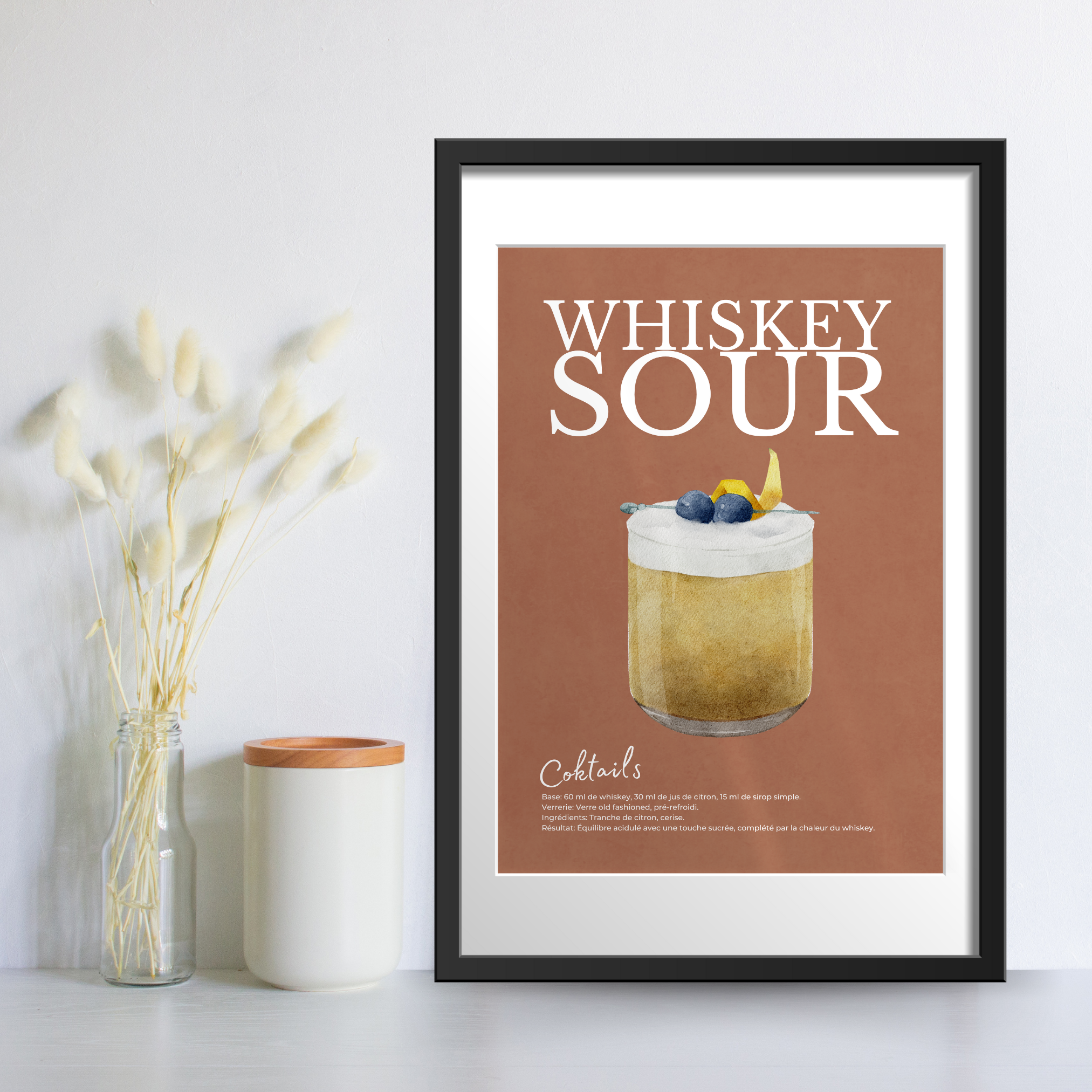 AFFICHE - Whiskey Sour