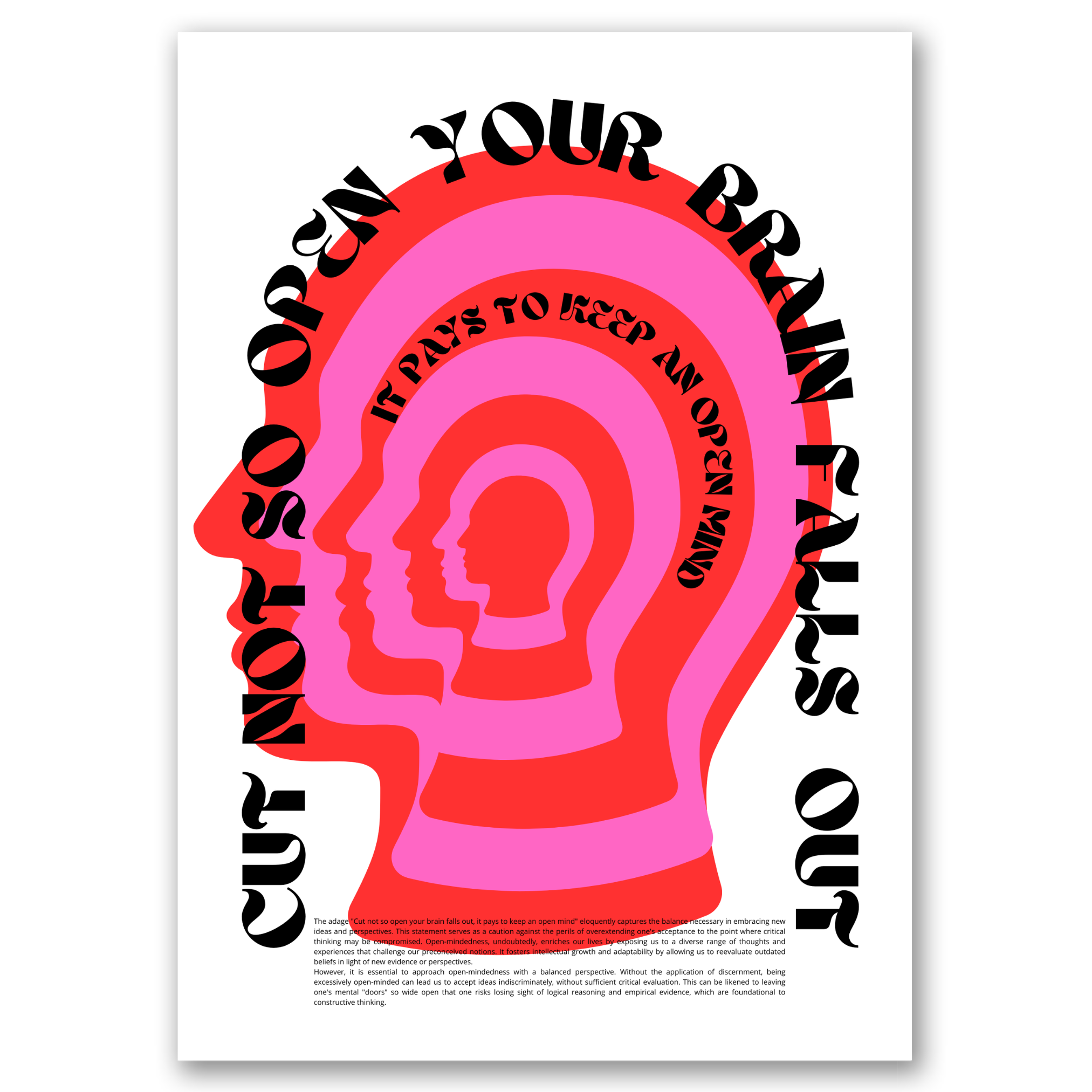 Open Your Brain - Affiche