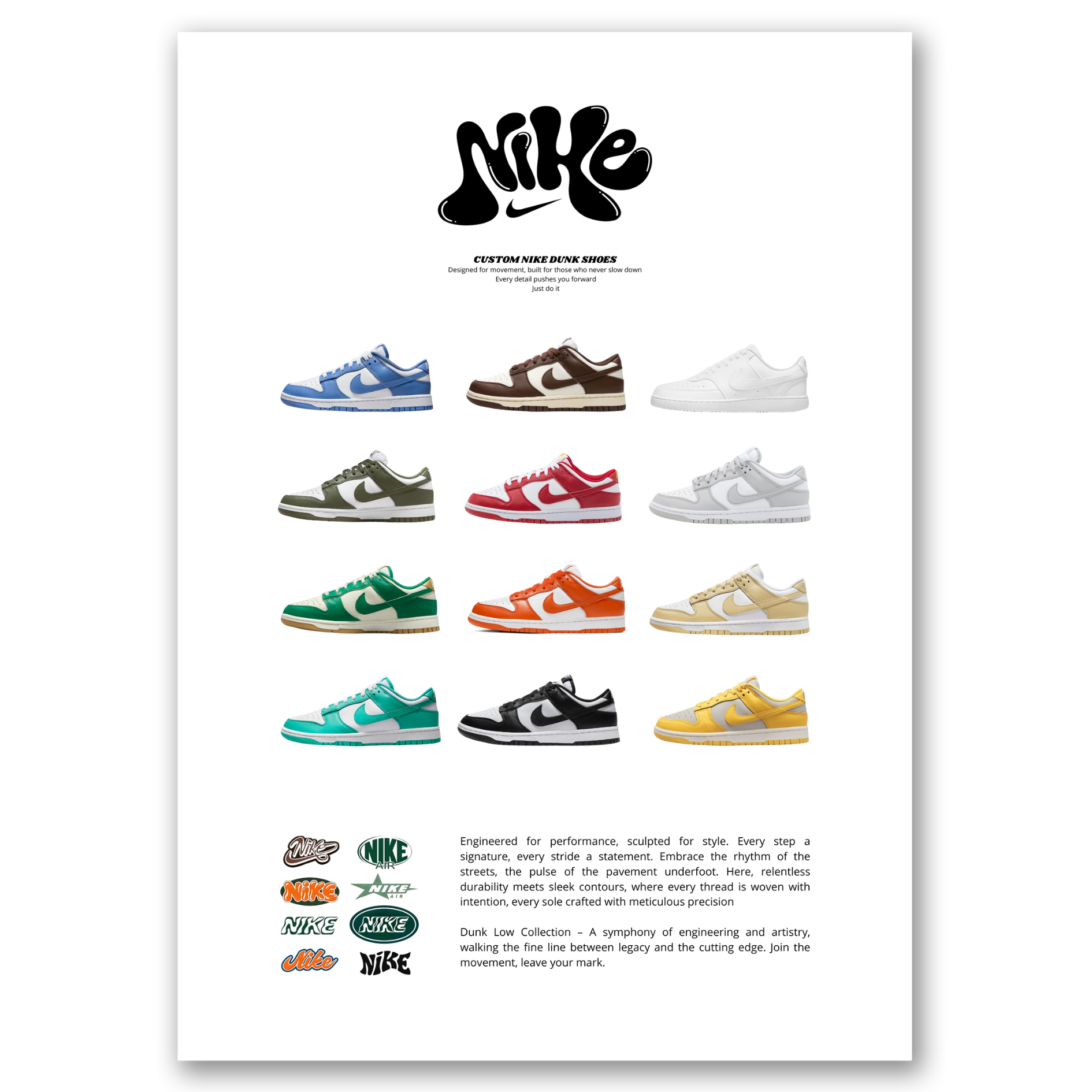 Affiche - Nike Dunk Low