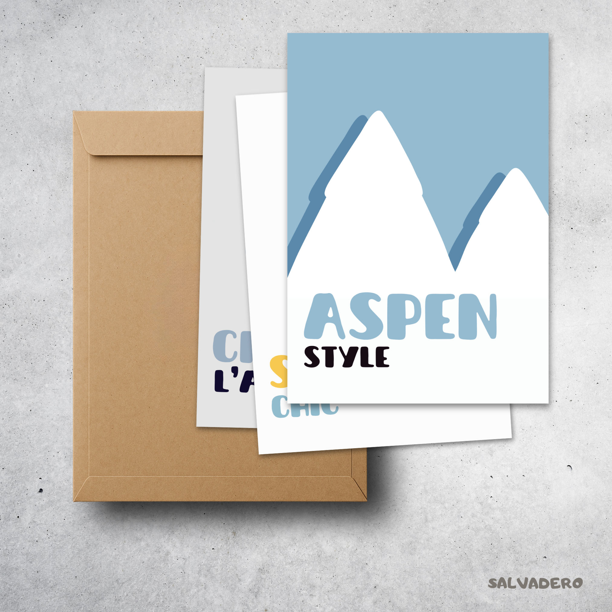 3 Affiches - Assouline / Aspen, Chamonix, St. Moritz