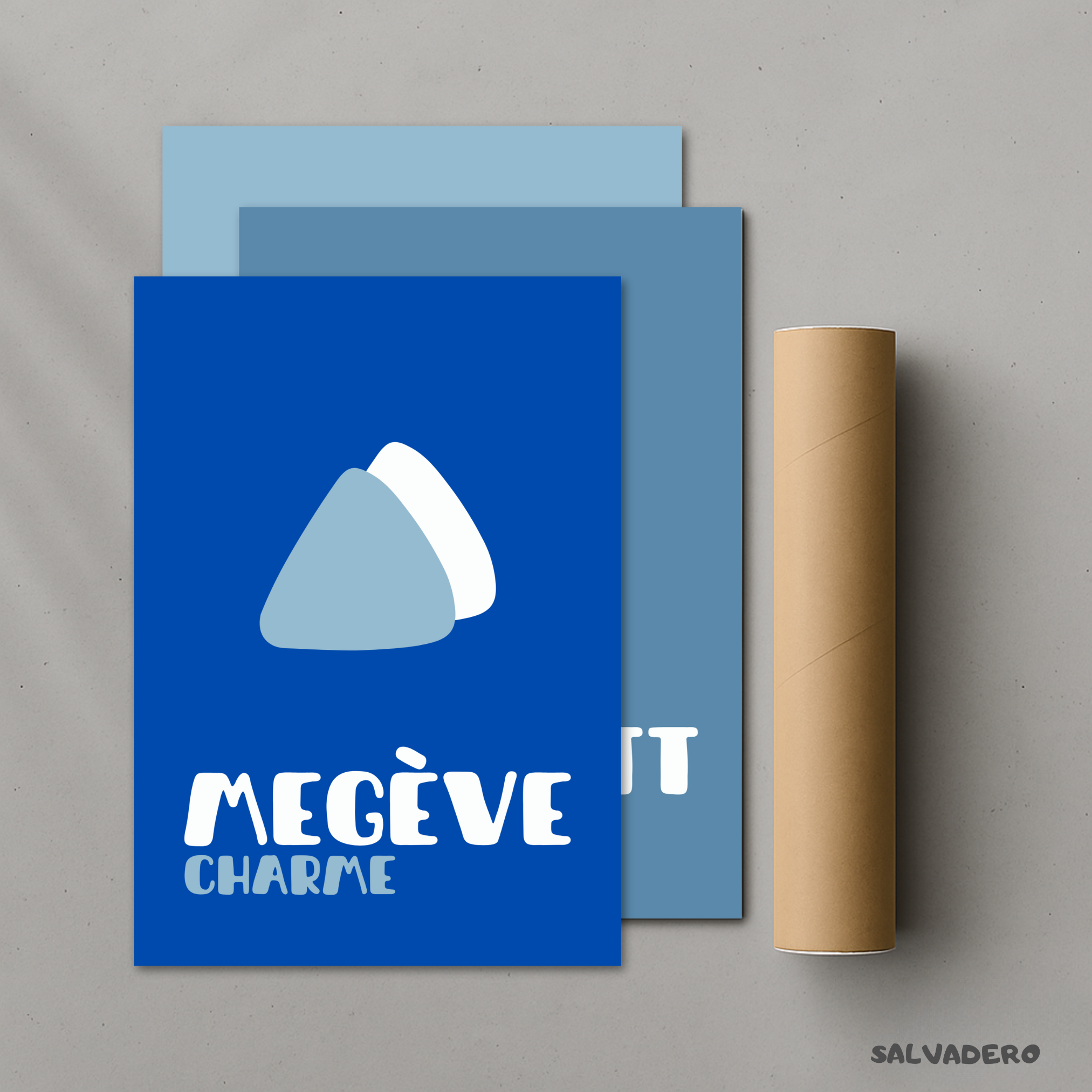 3 Affiches - Assouline / Megève, Zermatt, Courchevel