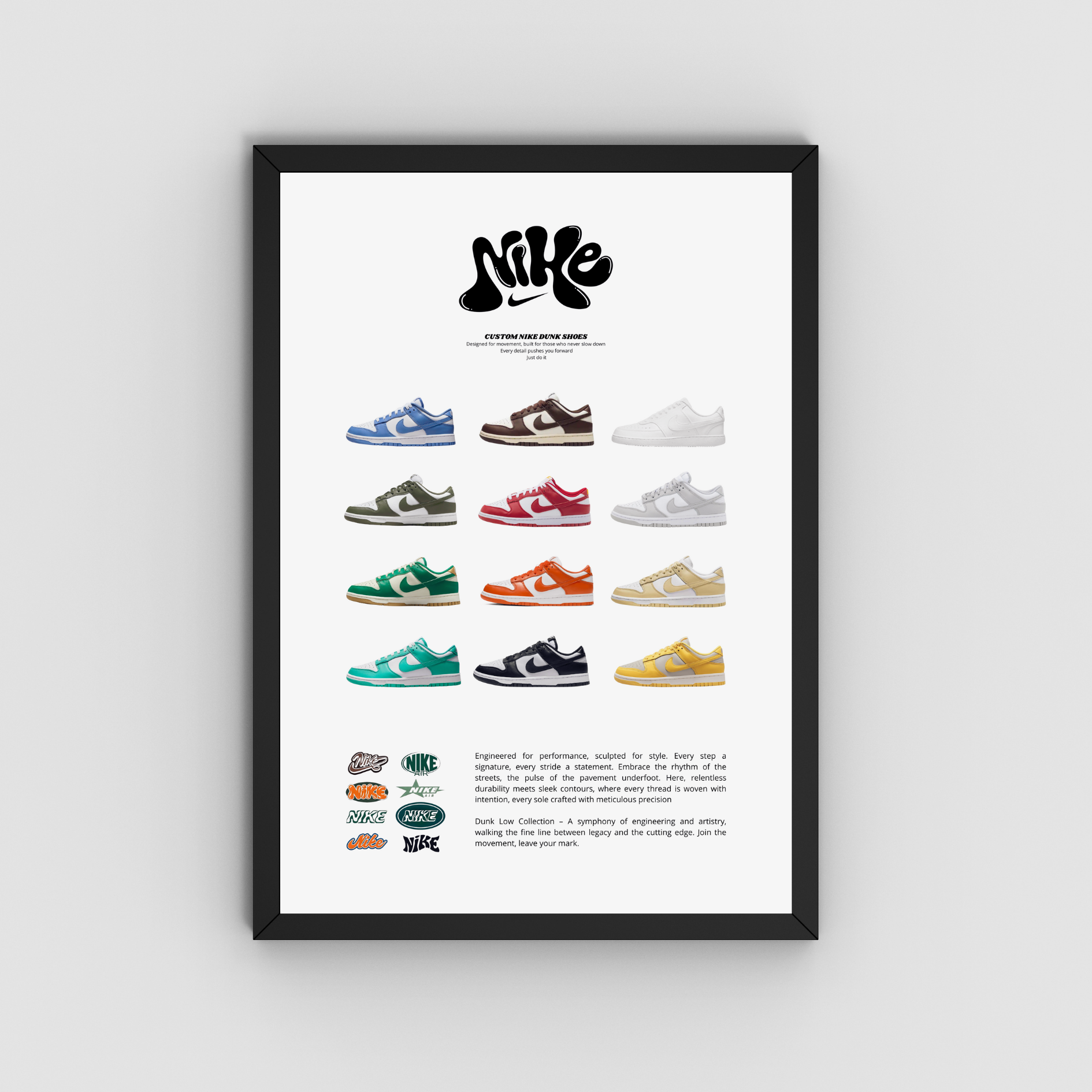 Affiche - Nike Dunk Low