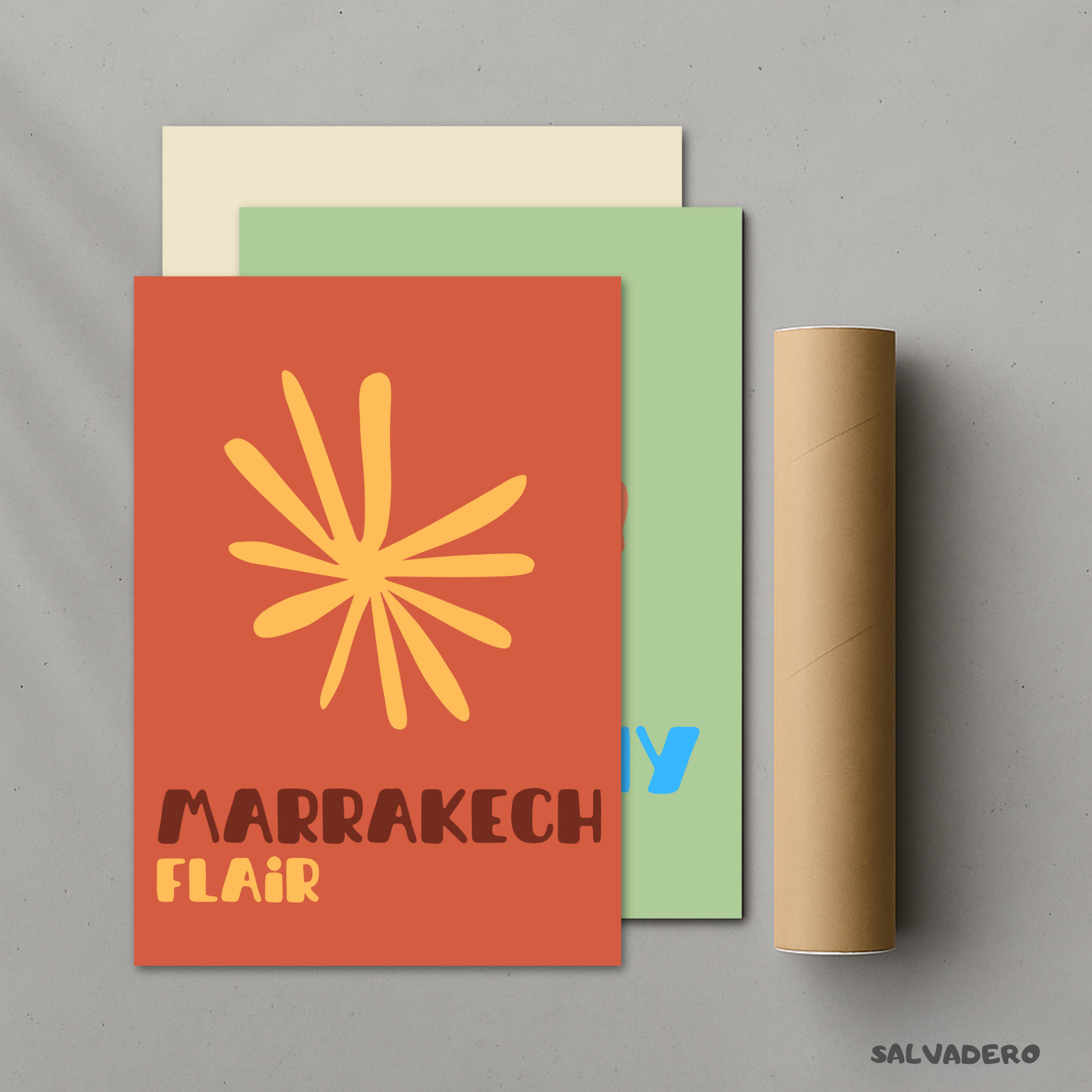 Pack de 3 affiches - Assouline / Marrakech, Tuscany, Biarritz