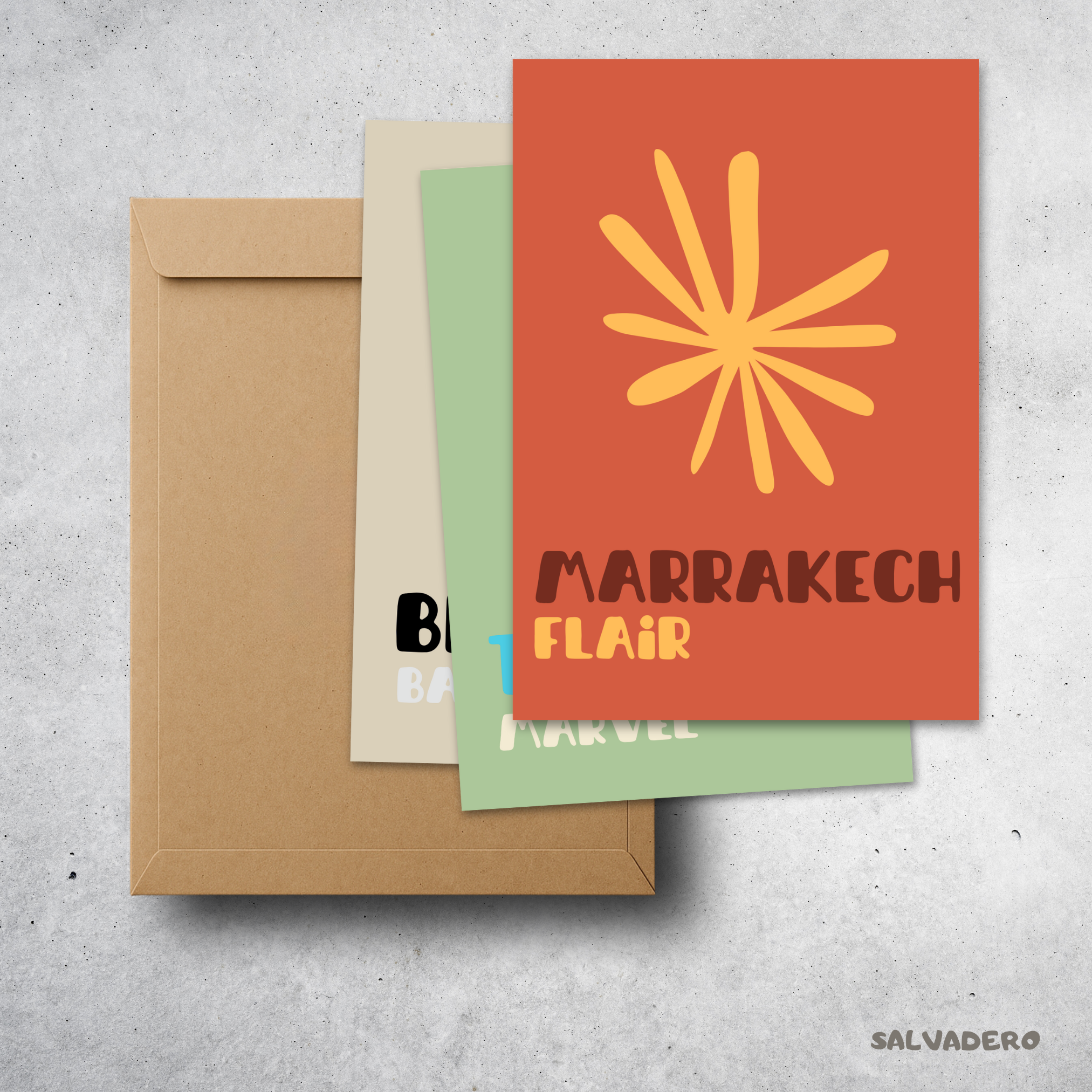 Pack de 3 affiches - Assouline / Marrakech, Tuscany, Biarritz