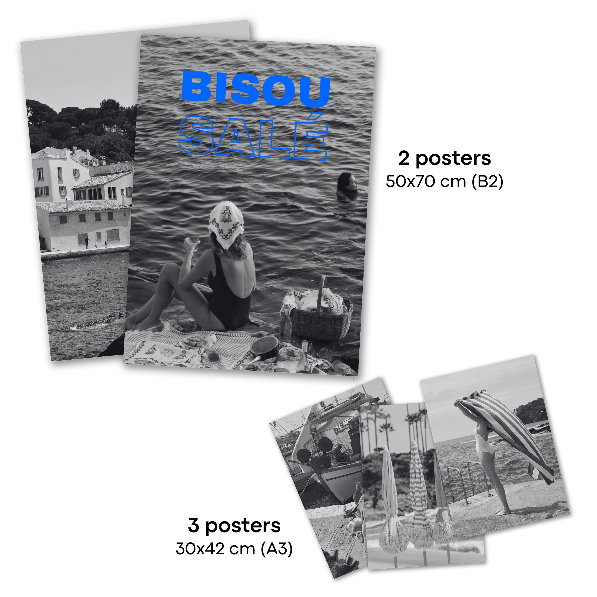 Bisou Salé - 5 Affiches