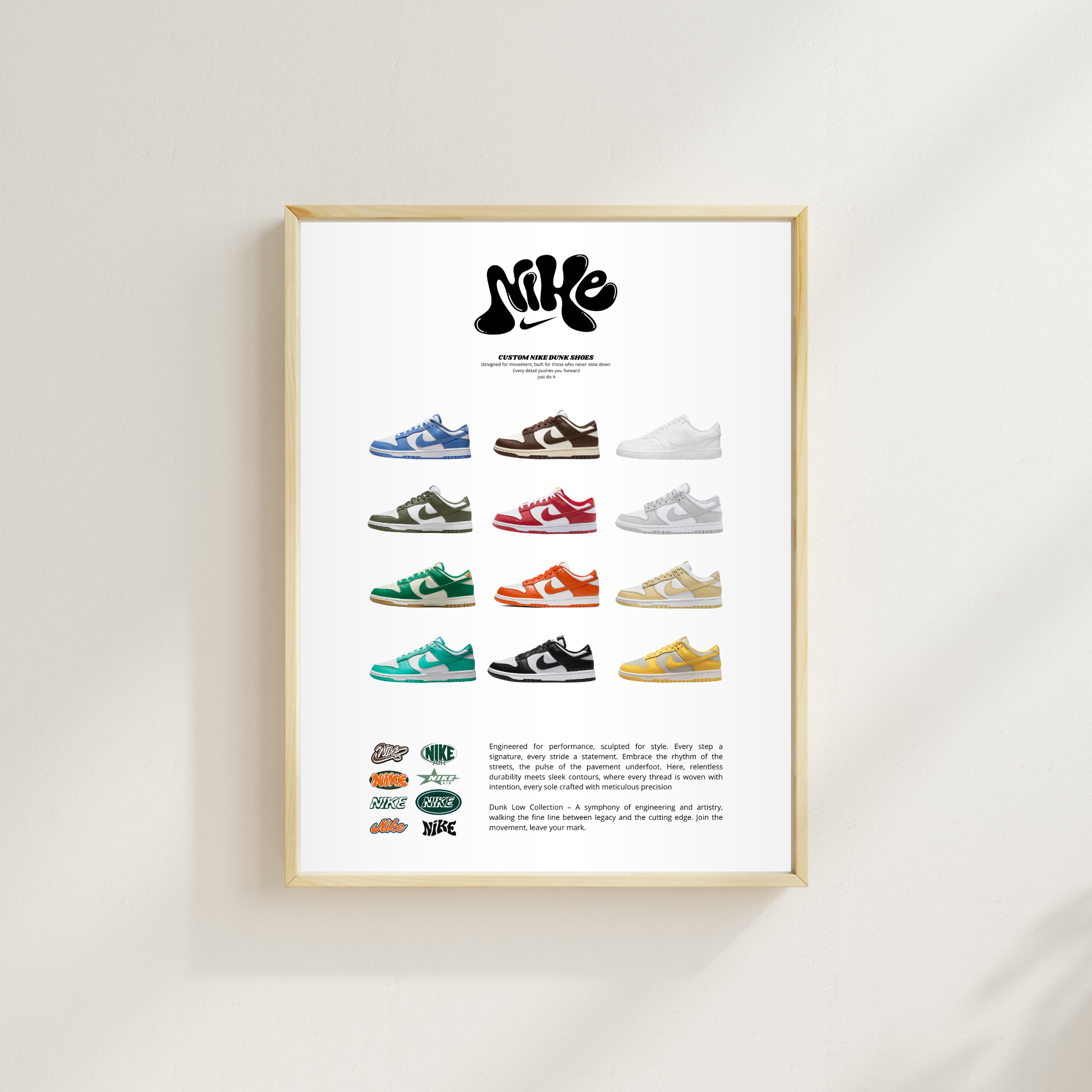 Affiche - Nike Dunk Low
