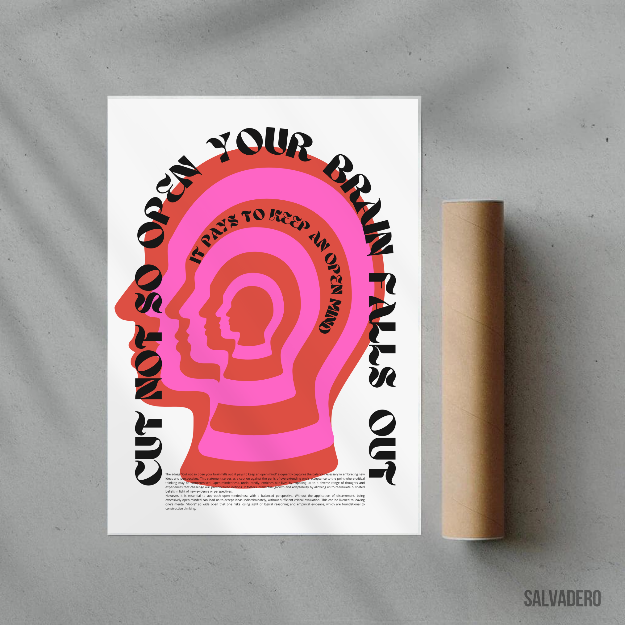 Open Your Brain - Affiche
