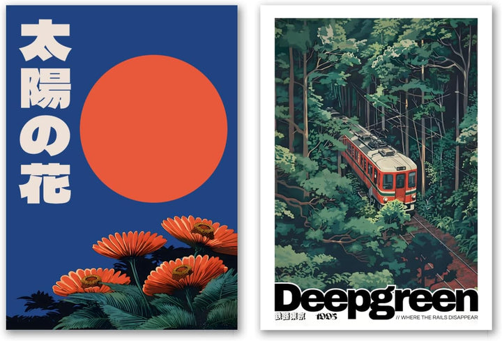 Rising Sun, Deepgreen - 2 affiches – visuel 1