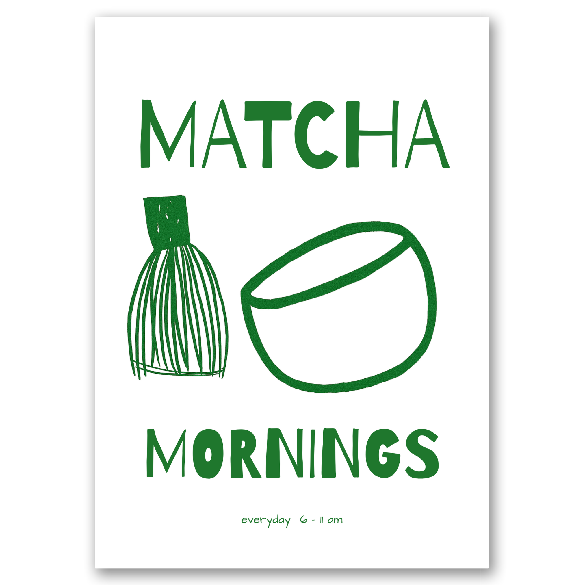 Matcha Mornings - 2 Affiches