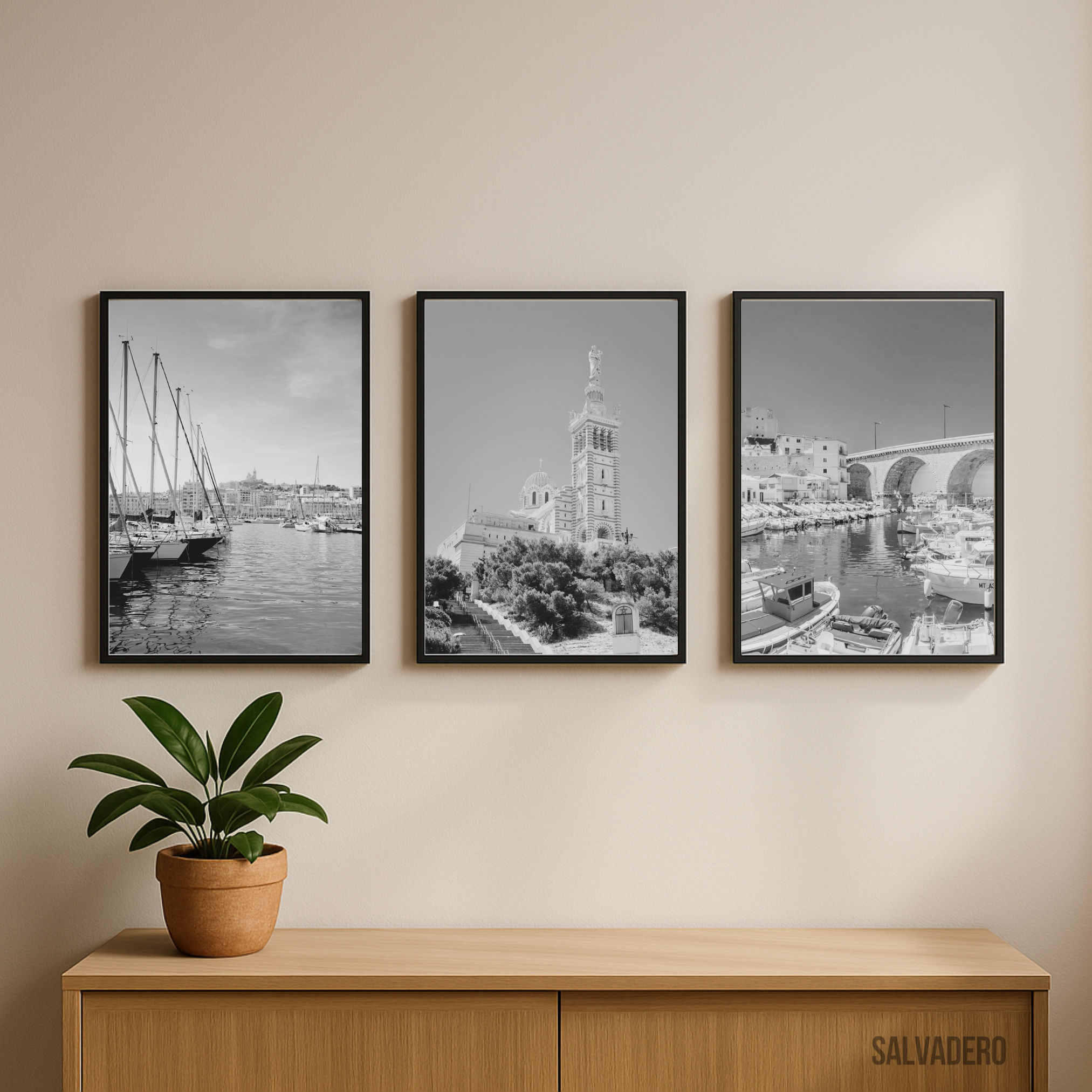 Marseille - Lot de 3 affiches