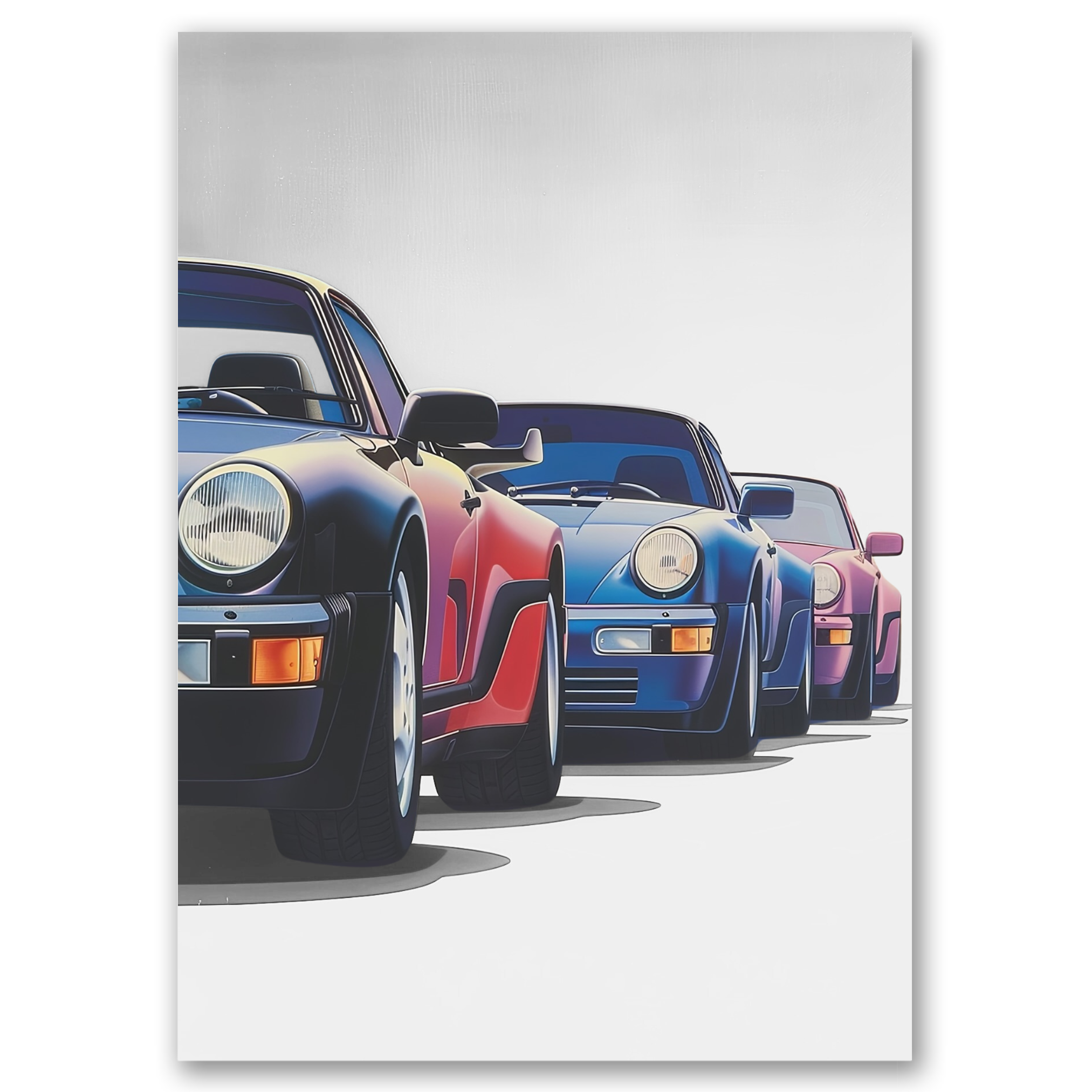 Porsche Only - 3 Affiches