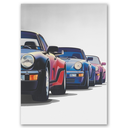 Porsche Only - 3 Affiches