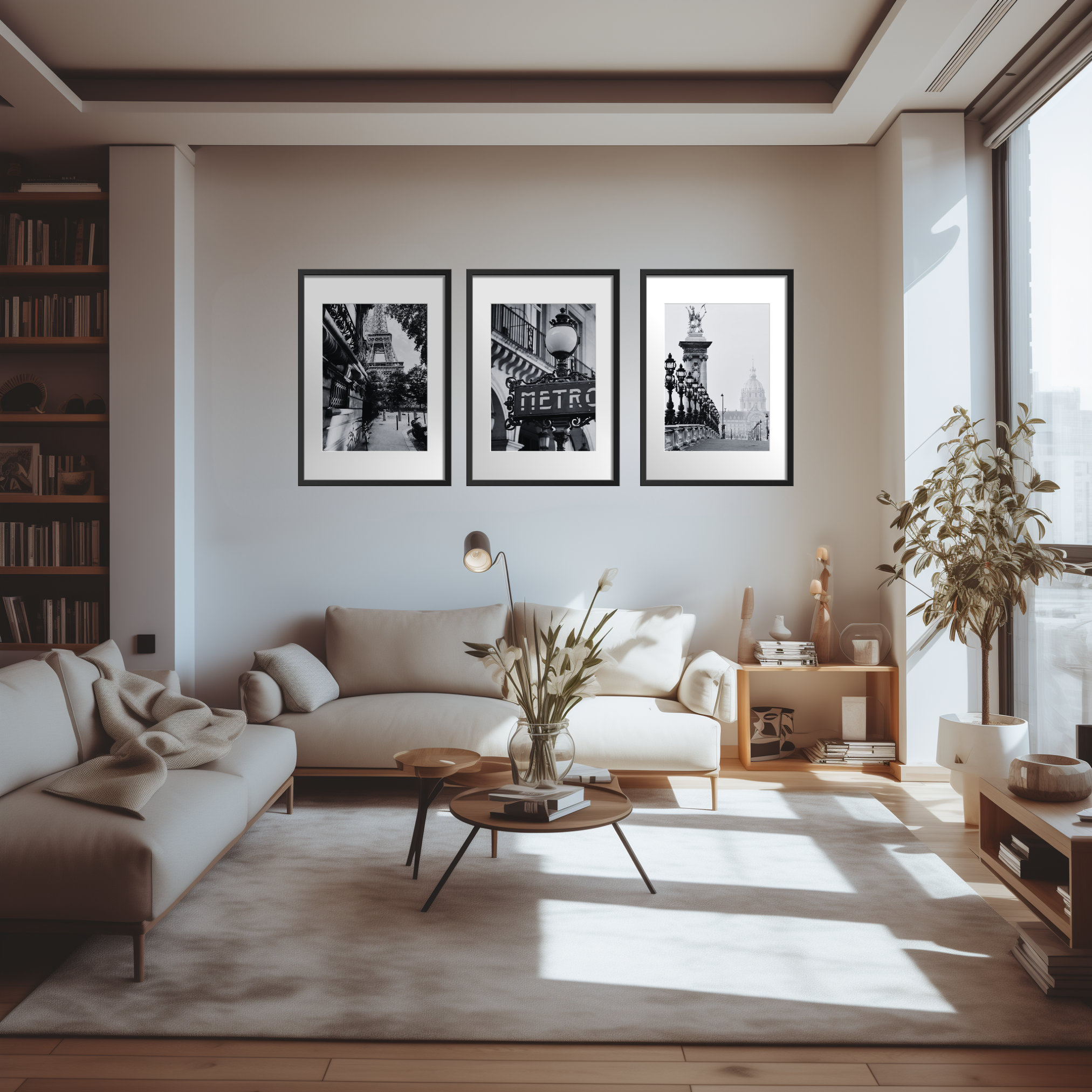 Paris Metro - Lot de 3 affiches