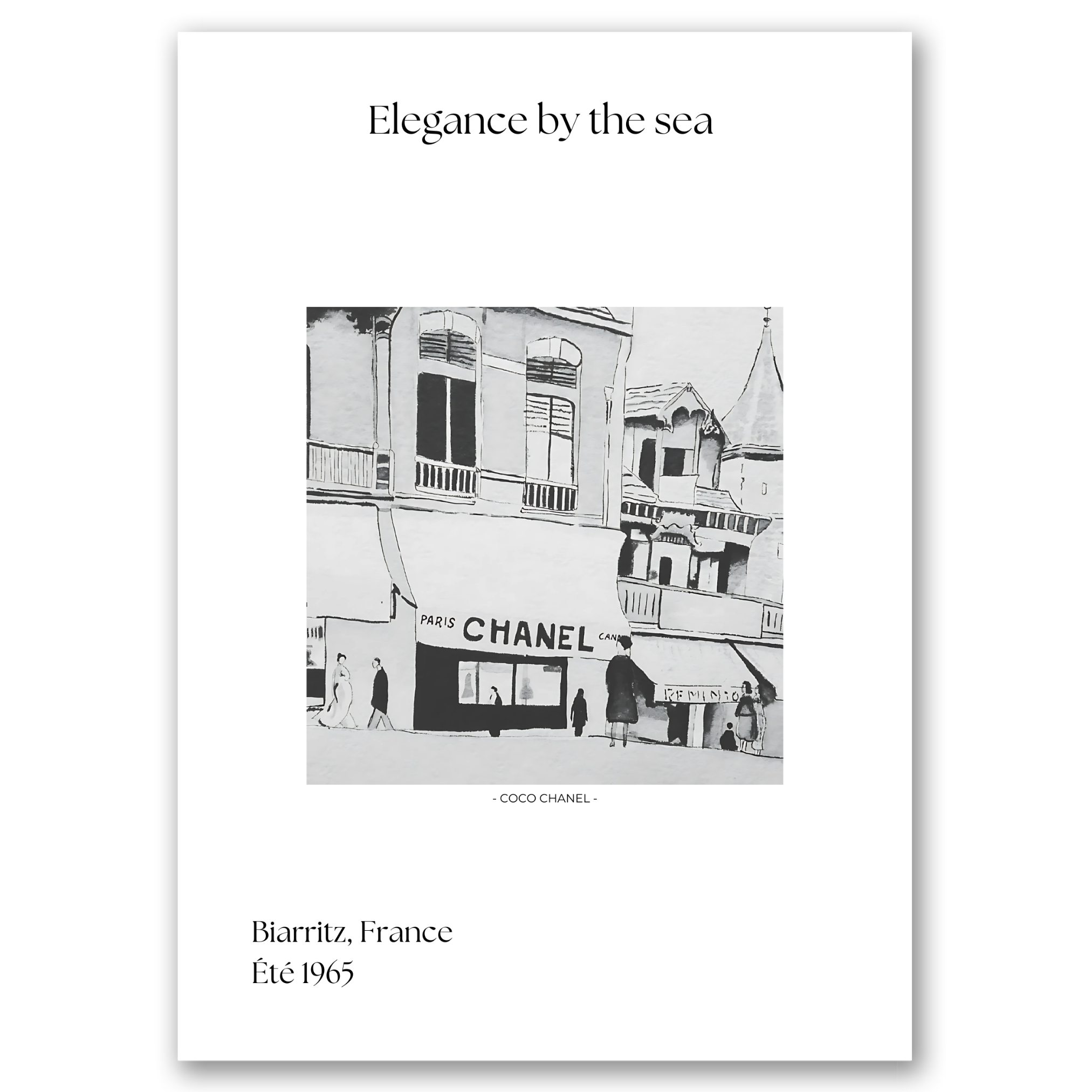 Chanel Surf - Lot de 3 affiches