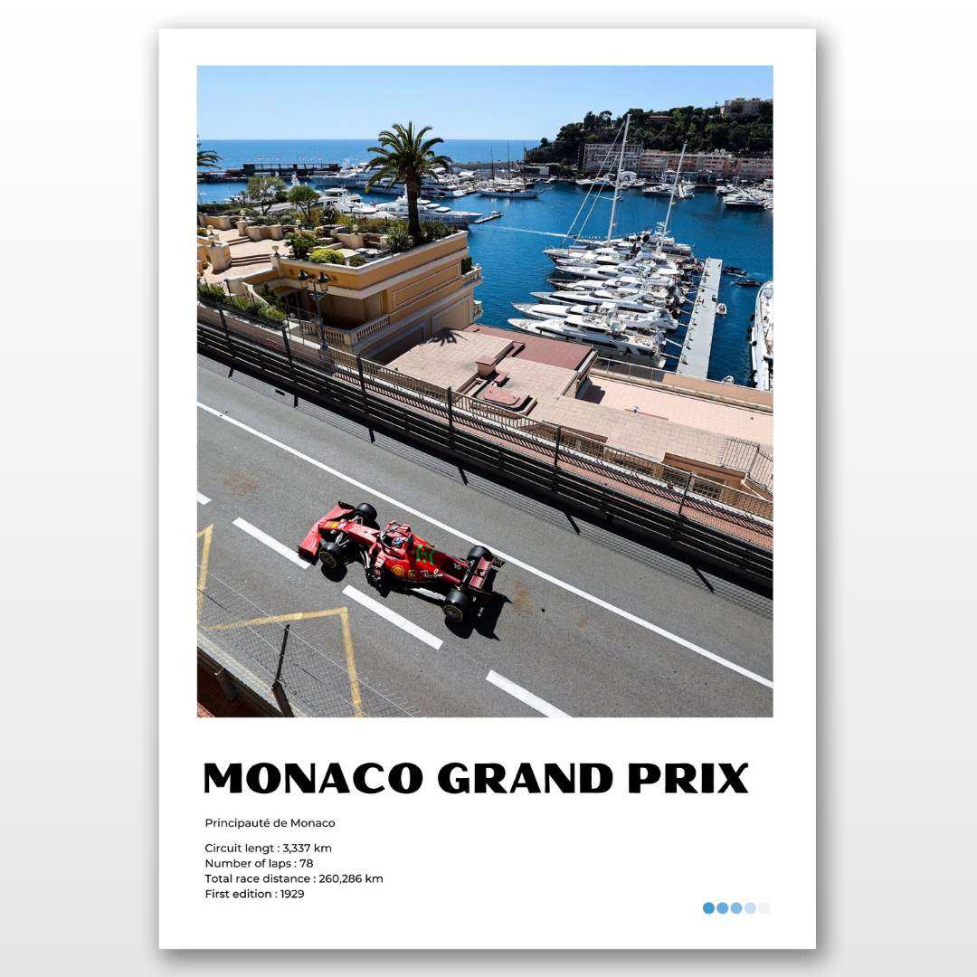 Pack de 3 affiches - Monaco Grand Prix