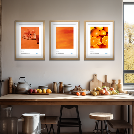 Orange - Pack de 3 affiches