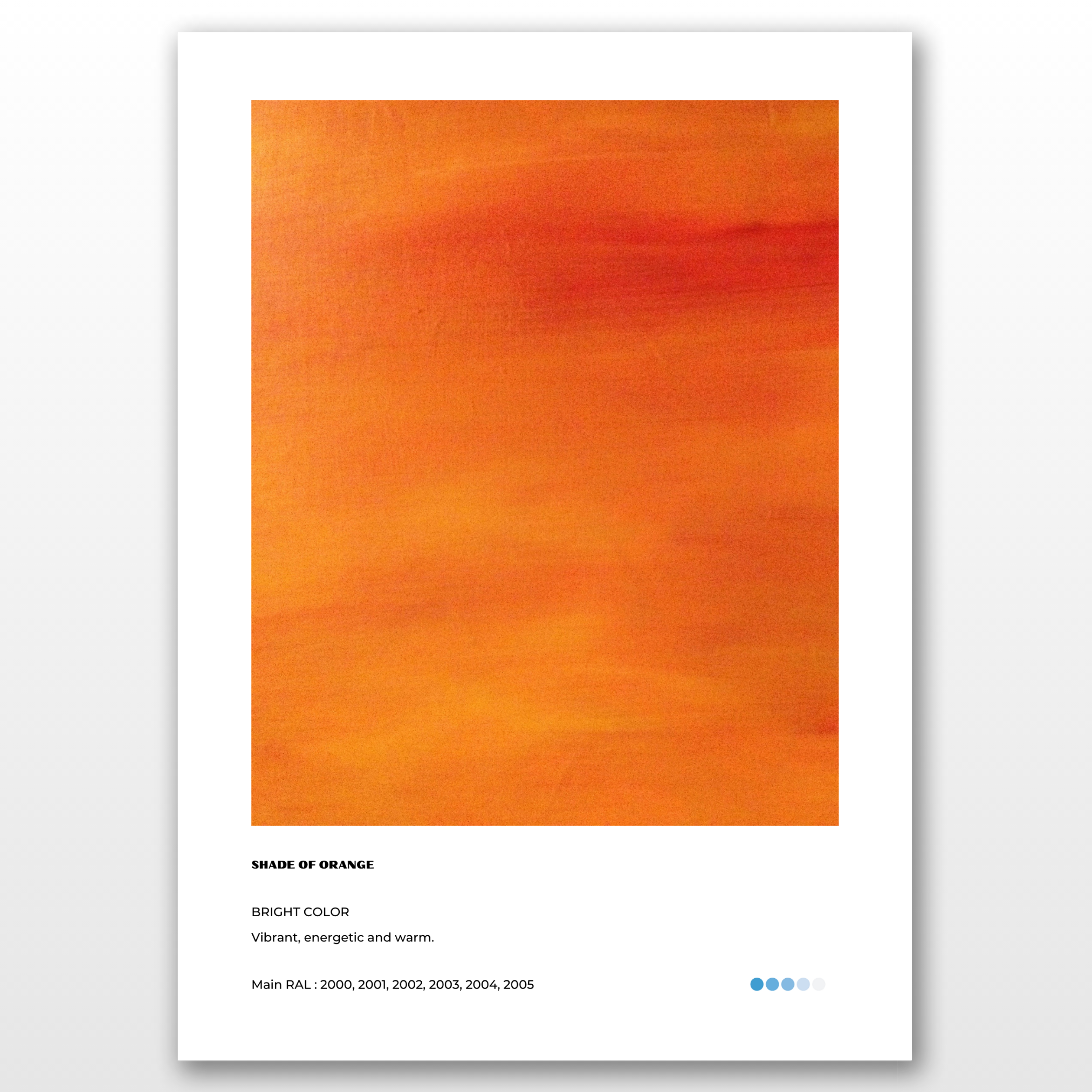 Orange - Pack de 3 affiches