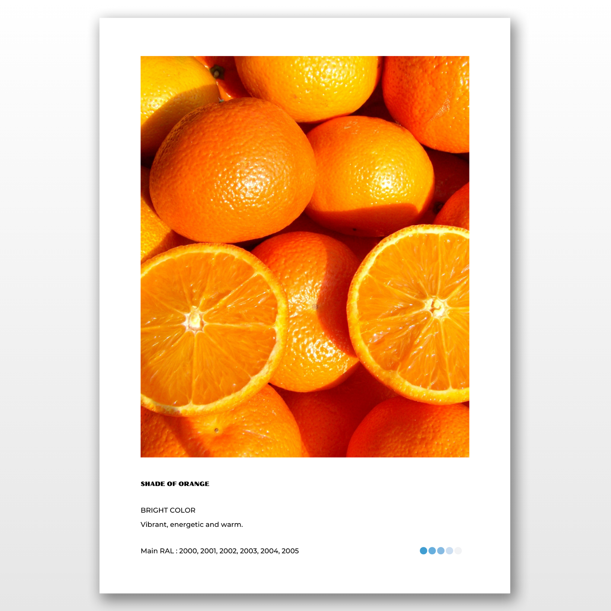 Orange - Pack de 3 affiches