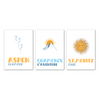 Pack de 3 affiches - Assouline / Aspen, Chamonix, St. Moritz